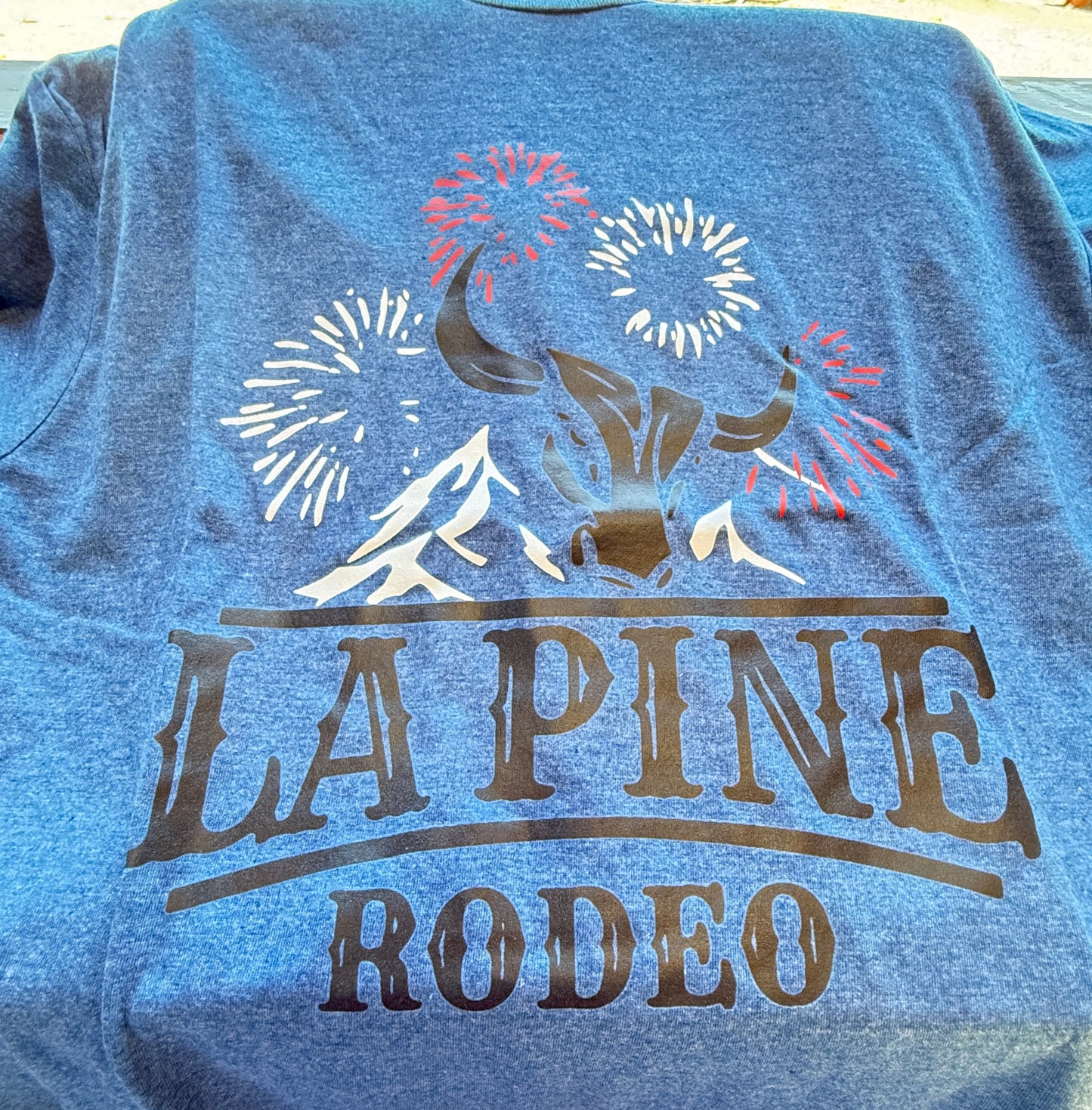 Fireworks t shirt blue