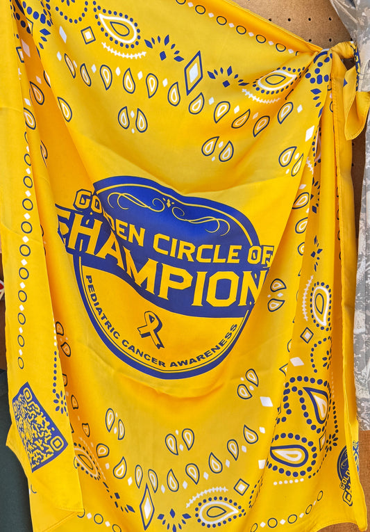 Golden circle of champions bandana