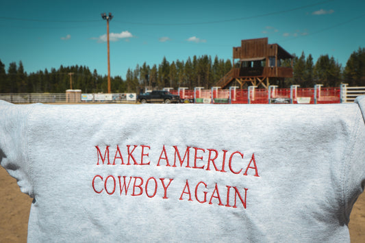 Make America Cowboy Again Crew Sweatshirt